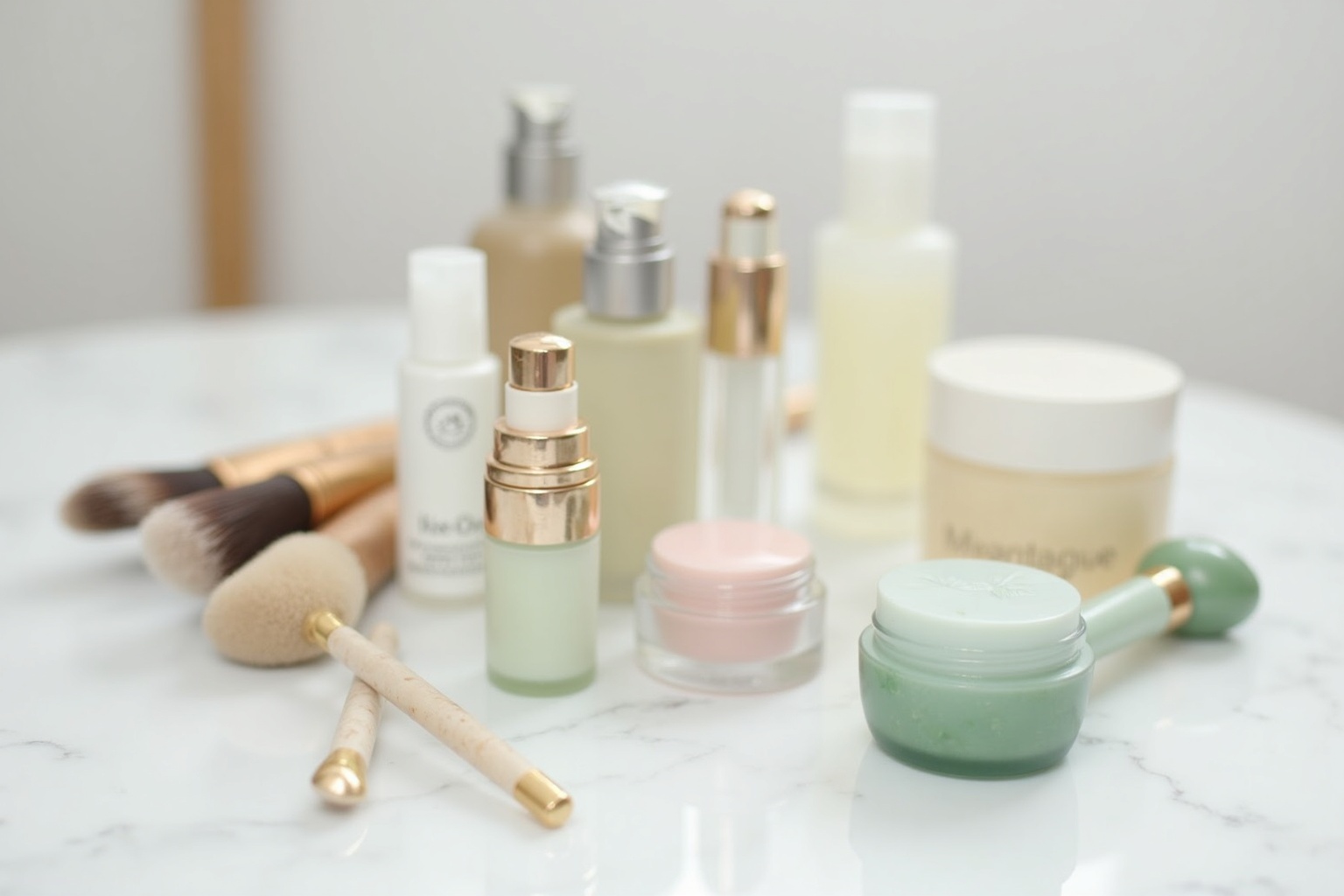 Beauty-Investitionen – Frau mit strahlender Haut und Make-up