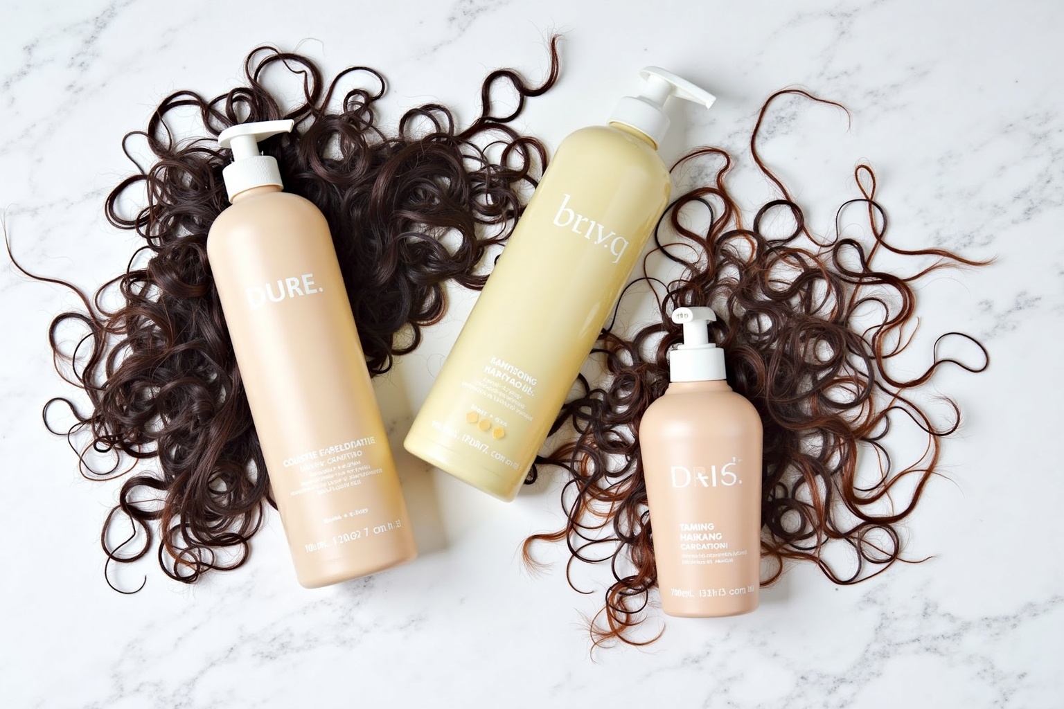 Locken pflegen – Frau mit definierten Locken zeigt Curly Girl Method Ergebnisse