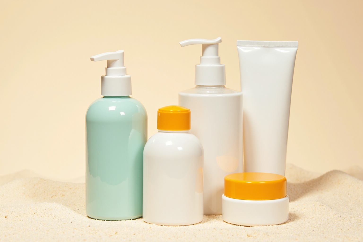 Sonnenschutz – Frau trägt Sonnencreme auf Schulter auf