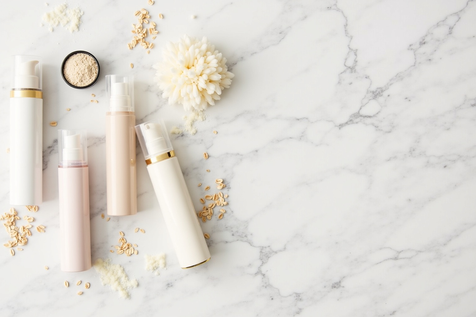 Trockenshampoo – Frau mit voluminösem Haar nach Anwendung