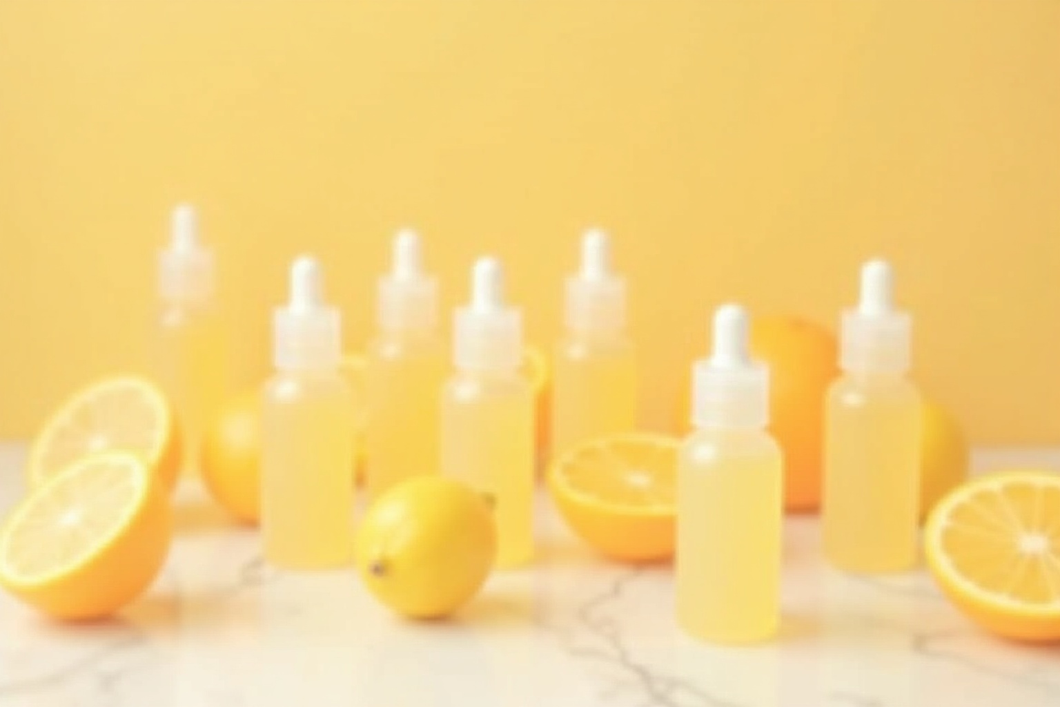 Vitamin C Serum – Frau mit strahlender, glatter Gesichtshaut